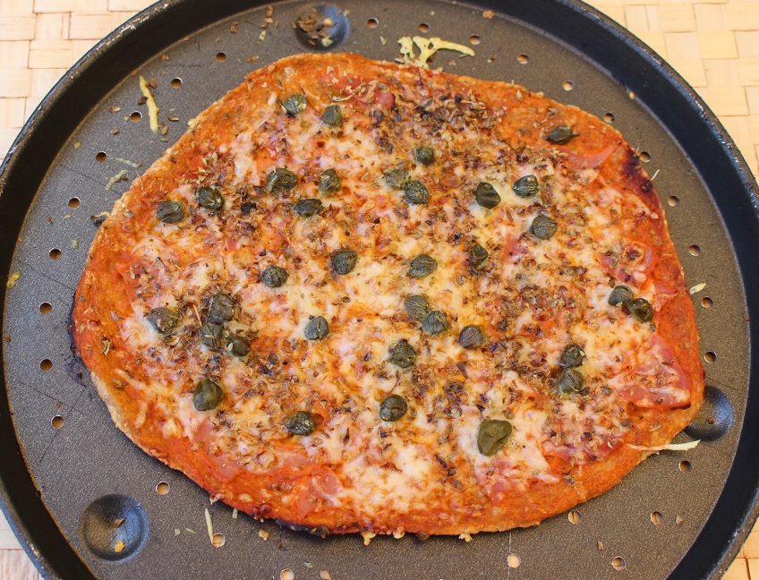 R pizza jamon cocido horneada RED